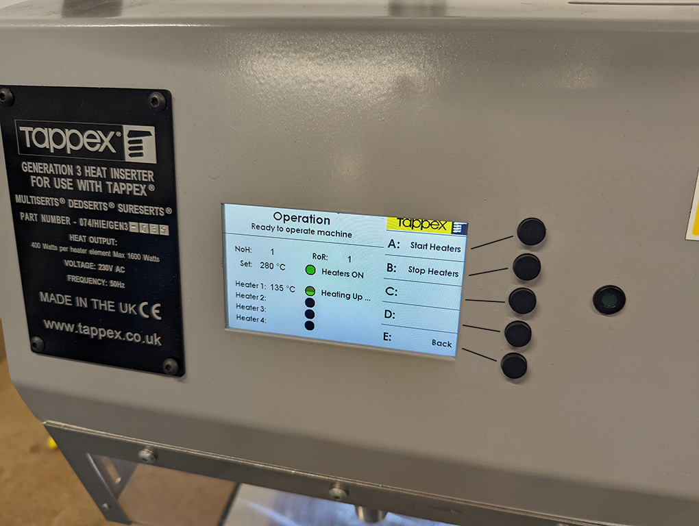 Tappex Gen 3 display