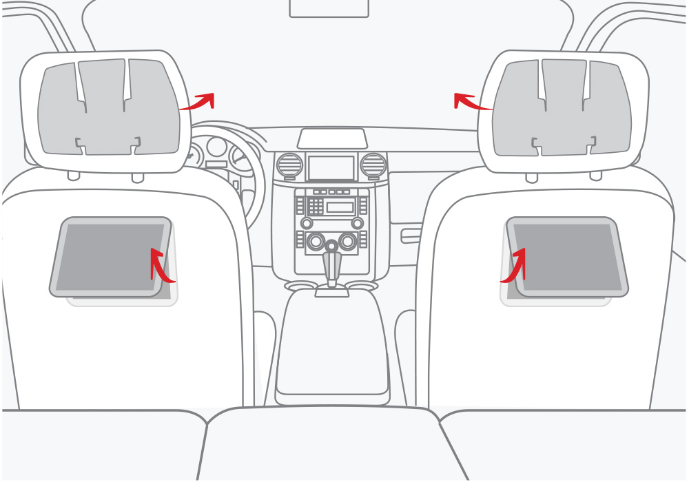 car display carrier illustration